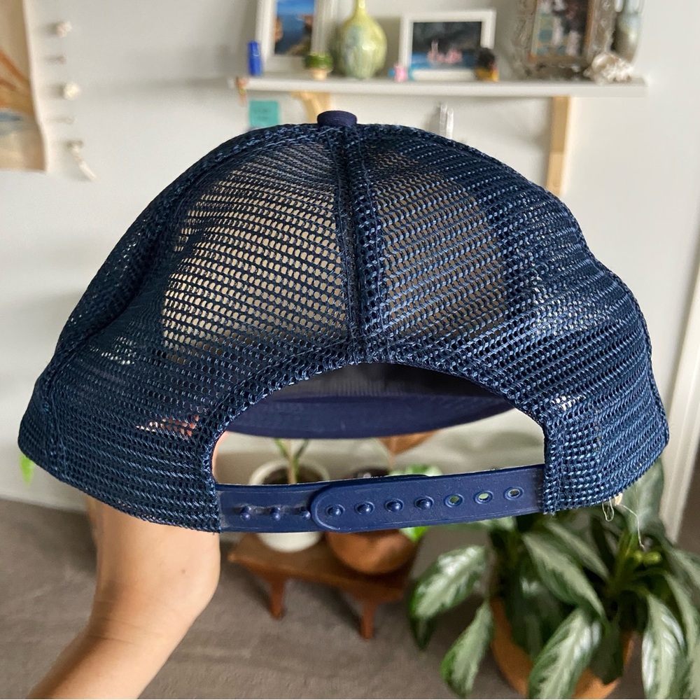 Navy Trucker Hat - Picture 4 of 5
